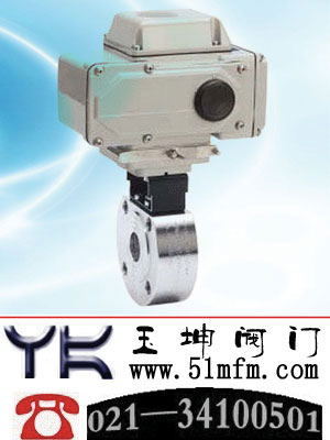 点击查看Q971F电动对夹球阀大图