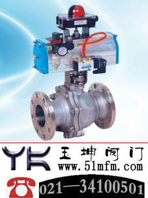 点击查看Q641气动浮动式球阀大图
