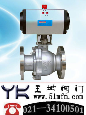 点击查看Q641F气动浮动式球阀大图